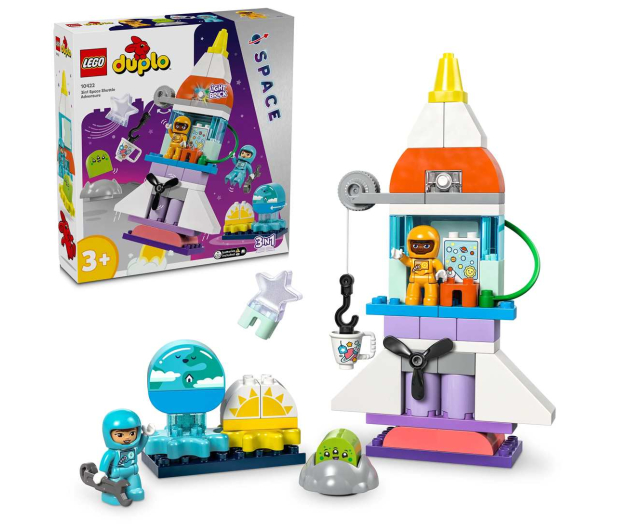 LEGO DUPLO 10422 Przygoda w promie kosmicznym 3 w 1 - 1202295 - zdjęcie
